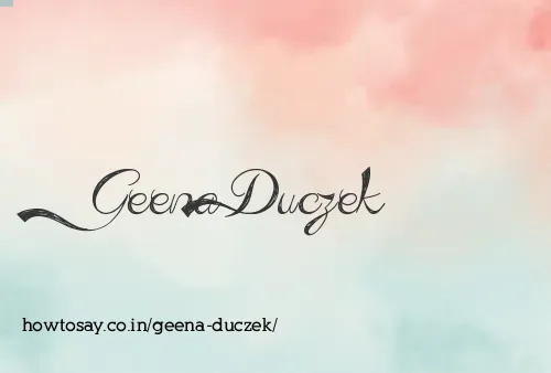 Geena Duczek