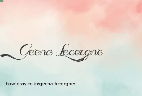 Geena Lecorgne