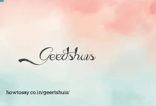 Geertshuis