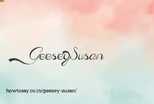 Geesey Susan
