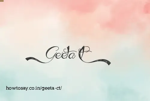 Geeta Ct