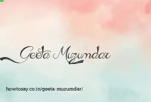 Geeta Muzumdar