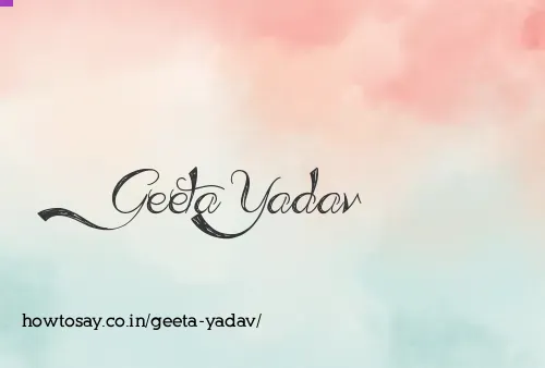 Geeta Yadav