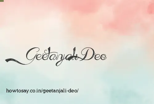 Geetanjali Deo