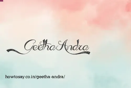 Geetha Andra