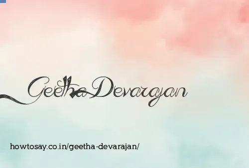 Geetha Devarajan