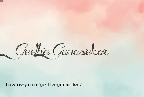 Geetha Gunasekar