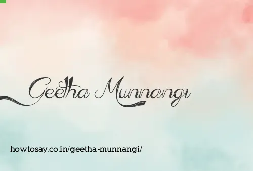 Geetha Munnangi