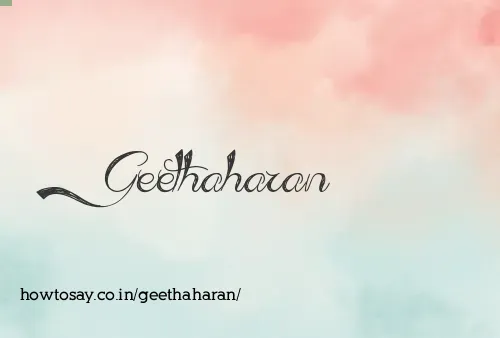 Geethaharan