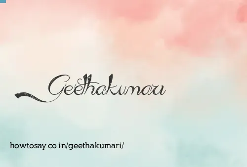 Geethakumari