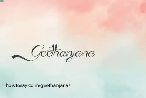 Geethanjana