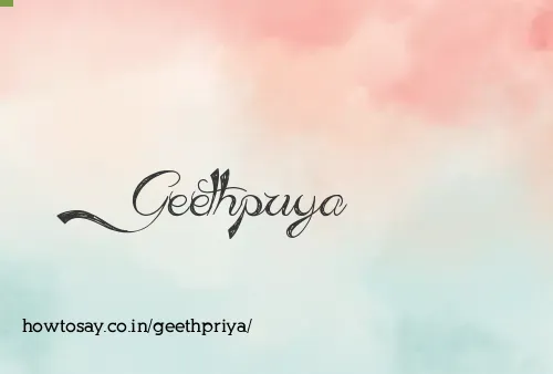 Geethpriya