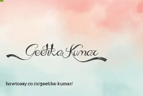Geetika Kumar