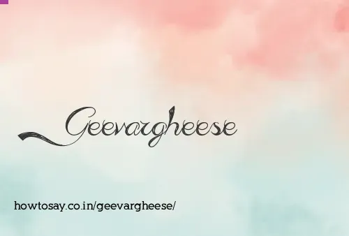 Geevargheese