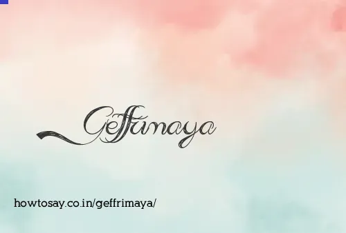 Geffrimaya