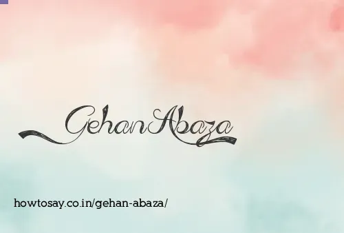 Gehan Abaza