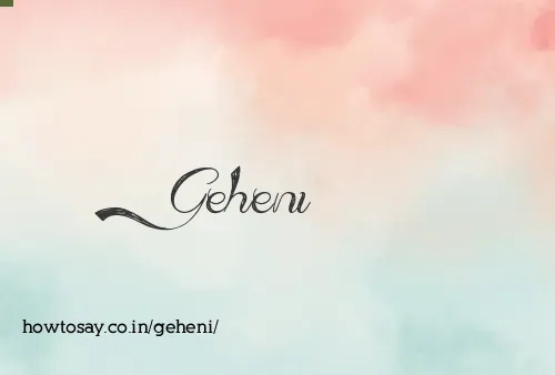 Geheni