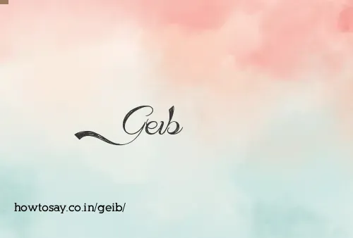 Geib
