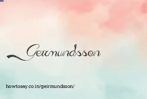 Geirmundsson