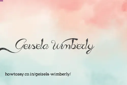 Geisela Wimberly