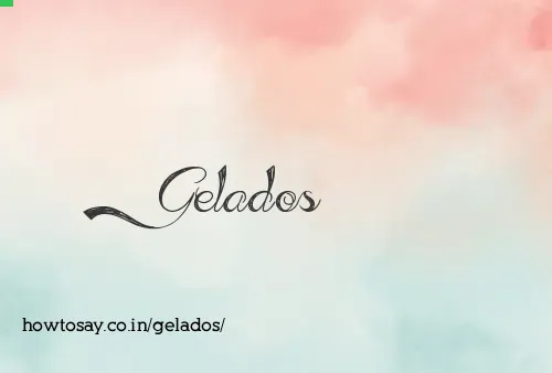 Gelados