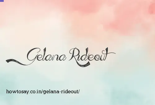 Gelana Rideout