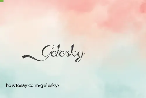 Gelesky