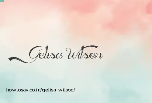 Gelisa Wilson