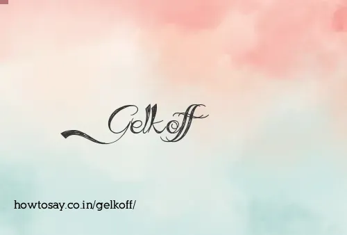 Gelkoff