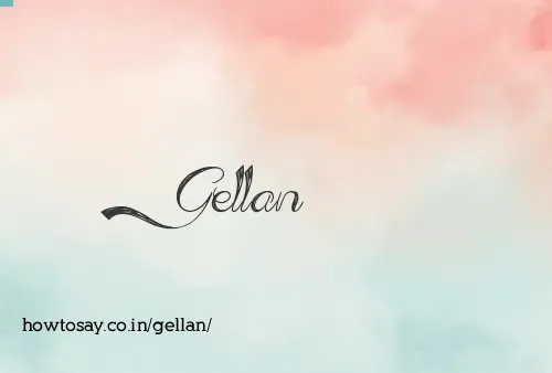 Gellan