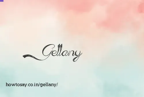 Gellany