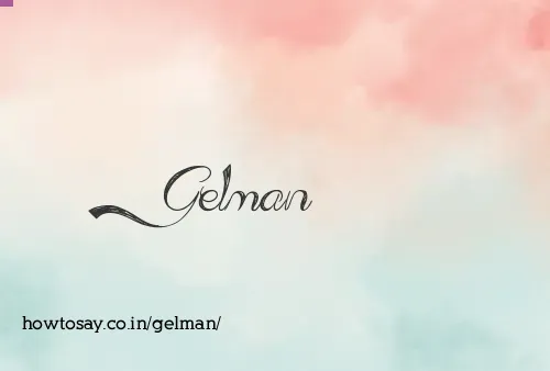Gelman