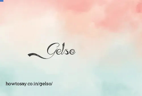 Gelso