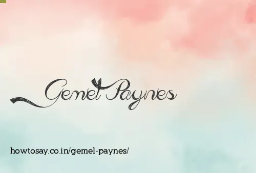 Gemel Paynes