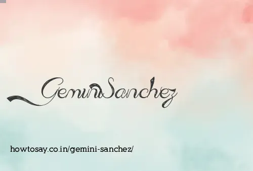 Gemini Sanchez