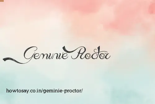 Geminie Proctor