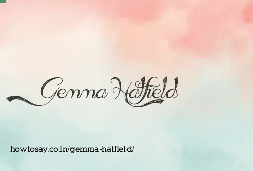 Gemma Hatfield