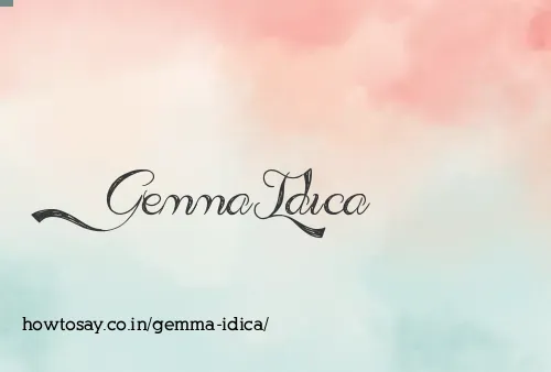Gemma Idica