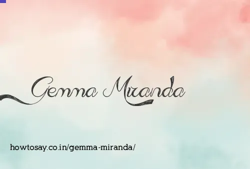 Gemma Miranda
