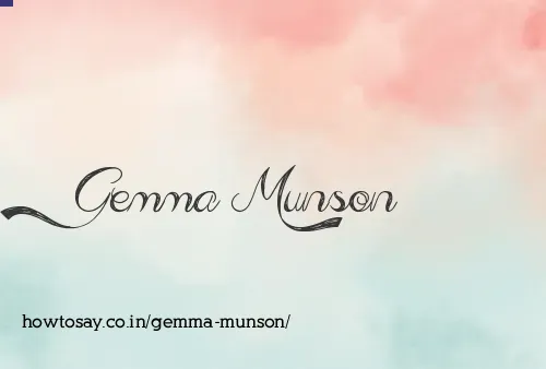 Gemma Munson