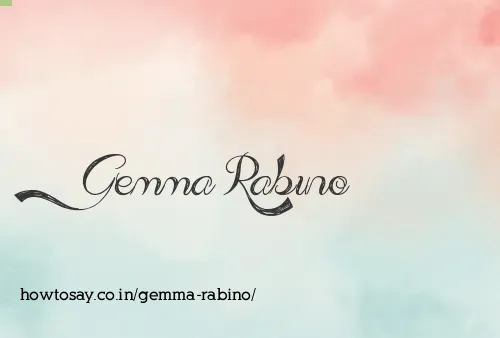 Gemma Rabino