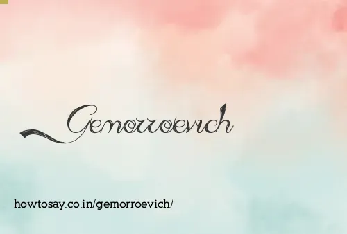 Gemorroevich