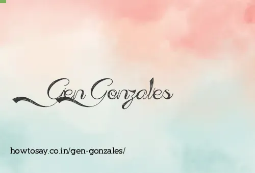 Gen Gonzales