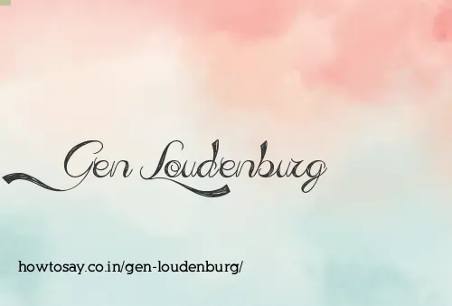 Gen Loudenburg