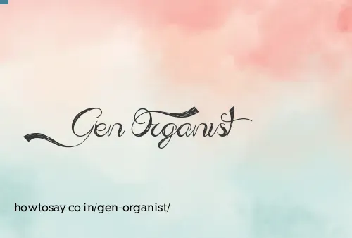 Gen Organist