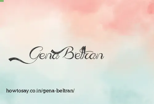 Gena Beltran