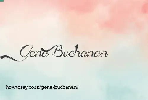 Gena Buchanan