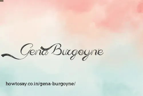 Gena Burgoyne