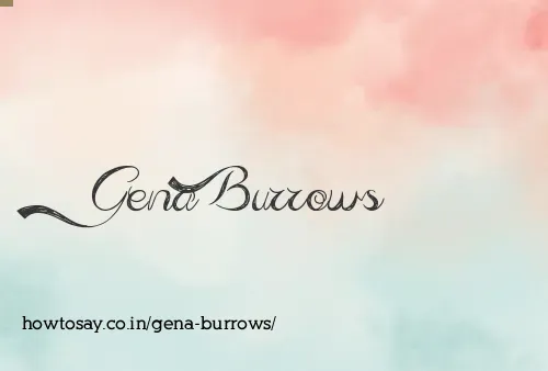 Gena Burrows
