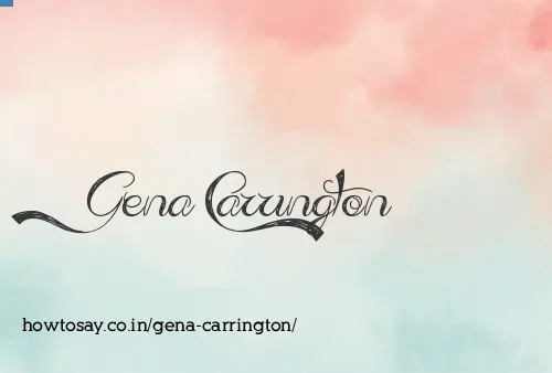 Gena Carrington